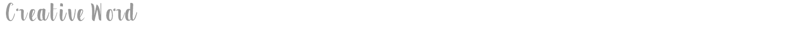 Creative Word font preview